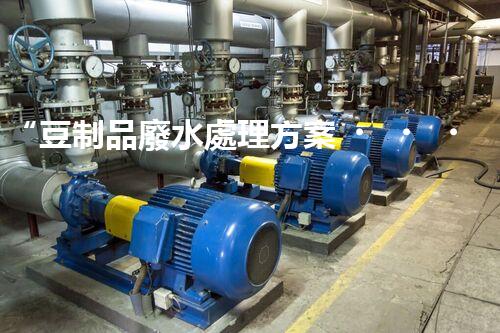 “豆制品廢水處理方案，綠色環(huán)保新篇章”